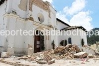 Inician trabajos de reconstrucción de templo en Zinacantán afectado por terremoto