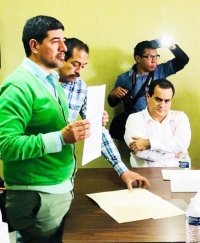 Firma Marco Cancino el Pacto de Civilidad entre candidatos a la alcaldía