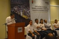 Inaugura secretario de Economía y del Trabajo Foro de Desarrollo Económico y Competitividad en Tapachula