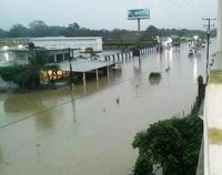Encharcamientos deja lluvias del frente frío 25 en varios municipios de Chiapas