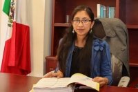 Nombran a primera mujer de carrera judicial indígena como Secretaria del Pleno de Distrito 