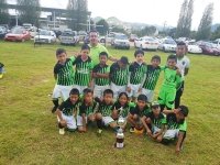 De la categoría infantil de la liga de la Escuelita de Futbol Jaguares Negros de Casa La Paz se coronaron campeones 
