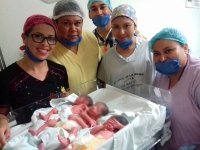 Hospital “Pascacio Gamboa” atiende con éxito nacimiento de trillizos