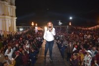 Fabiola Ricci candidata de Morena arranca campaña a la Presidencia Municipal de San Cristóbal