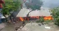 Incendio consume humilde vivienda en San Juan Cancuc 