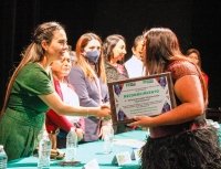 Reconocen en SCLC a mujeres indígenas por su aporte y trayectoria en diversas áreas