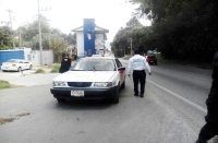 Policía de SCLC refuerza operativos permanentes de revisión de transporte modalidad taxi
