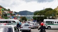 Bloquean transportistas de San Cristóbal para exigir alto al pirataje
