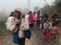 Regresan de manera parcial indígenas desplazados de Chalchihuitán