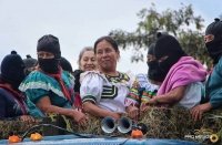 Maya de León respalda la postulación de Mary Chuy candidata independiente del EZLN