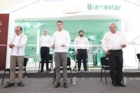 AMLO y Rutilio Escandón inauguran sucursales del Banco del Bienestar en Bochil e Ixtapa