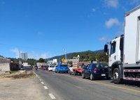 Primer bloqueo en Teopisca en contra de la alcaldesa Josefa Sánchez
