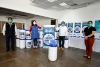 Entrega INESA insumos para cloración de agua a municipios de la Región Altos en SCLC