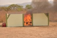 FGE Chiapas incinera narcóticos en base militar “Los Sabinos” 
