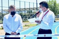 Gobernador de Chiapas REC y MDO inauguran en SCLC, la rehabilitación de la Trotapista en los SEDEM