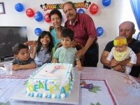 Noe Alexander Villafuerte Sibaja cumplió 3 años 