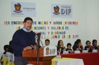 Ayuntamiento de SCLC y DIF realizan el 1er encuentro de niños difusores de los derechos y valores