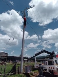 Avanzan acciones de electrificación en San Cristóbal de Las Casas