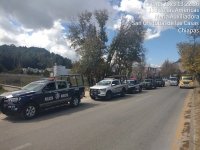Continúa reforzamiento de seguridad en zona norte de San Cristóbal de Las Casas