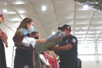 Titular de la SSyPC exhorta a mujeres de Zinacantán a denunciar la violencia de género 