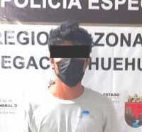 Detiene FGE a implicado en delito de robo con violencia en Huehuetán