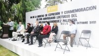 MDO encabeza la celebración del día de la libertad de expresión y del 108 aniversario luctuoso de Belisario Domínguez Palencia