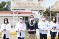 En Villaflores, inaugura Rutilio Escandón reconversión del Centro de Salud Dr. Domingo Chanona