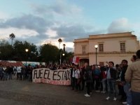 Con marchas recuerdan en Chiapas los 50 años de la masacre estudiantil de Tlatelolco