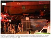Un incendio en un centro de migrantes en Ciudad Juárez deja al menos 39 muertos