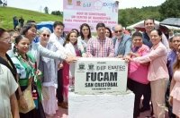 Se coloca la primera piedra del Centro de Diagnóstico de Cáncer de Mama FUCAM en SCLC