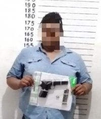 Detienen a sujeto armado en Chiapa de Corzo