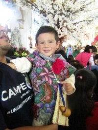 Niños y niñas realizaron su tradicional peregrinación en honor a la santísima Virgen de Guadalupe