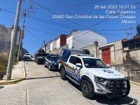 Estrategia de seguridad sigue avanzando en San Cristóbal de Las Casas