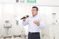 Pone en marcha Rutilio Escandón Clínica de Atención Respiratoria COVID-19 en Villaflores