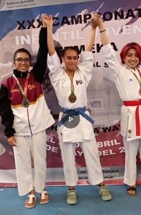 La chiapaneca Fátima Maza Sánchez representará a México en Campamento Internacional de Karate en Japón