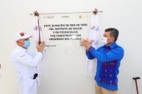 En Juárez, Rutilio Escandón inaugura reconversión del Centro de Salud y Red de Frío del Distrito de Salud V
