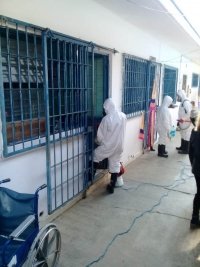 Realiza SSyPC fumigación en instalaciones del CERSS 5, en San Cristóbal de Las Casas