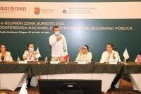 Rutilio Escandón y Rosa Icela Rodríguez encabezan Conferencia Nacional de Secretarios de Seguridad Pública