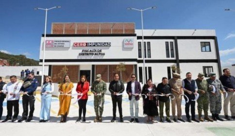 Eduardo Ramírez y Jorge Llaven inauguran instalaciones de la Fiscalía de Distrito Altos en San Cristóbal