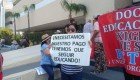 Maestras de Educación Especial exigen pago de cinco meses de salario