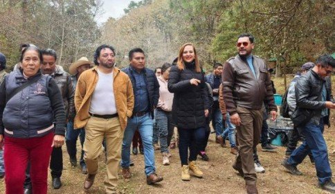 Cumplimentan amparo 1493/2019 con recorrido por la Reserva Quemvó Cuxtitali