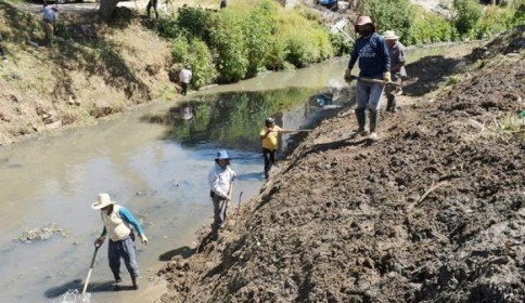 Refuerzan limpieza de ríos en San Cristóbal ante temporada de lluvias
