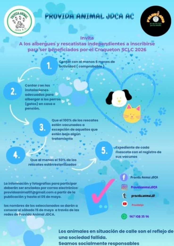 Croquet&oacute;n SCLC abre convocatoria y llama a participar desde el inicio