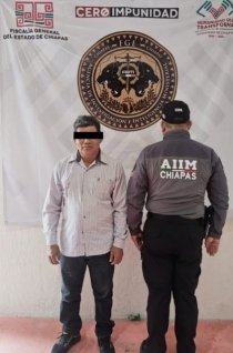 Aprehenden a presunto responsable de violencia familiar equiparada y agravada, en Ocosingo