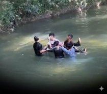 Pobladores de Ocosingo localizan hombres sin vida flotando en el r&iacute;o