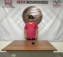Detienen a presunto responsable de desobediencia y resistencia de particulares y portaci&oacute;n de armas