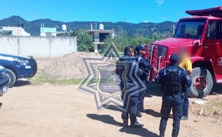 Evita Polic&iacute;a Municipal intento de tiradero de material p&eacute;treo en zona de amortiguamiento de San Crist&oacute;bal