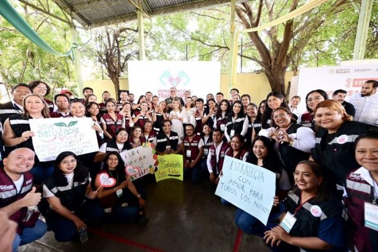 Chiapas est&aacute; en paz; la comunidad escolar reconstruye el coraz&oacute;n de la comunidad