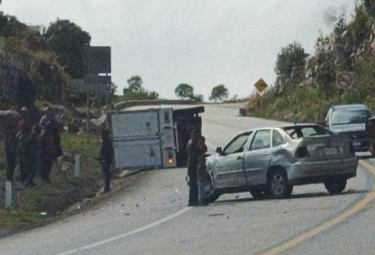 Dos lesionados en carreterazo en la de cuota San Crist&oacute;bal-Tuxtla