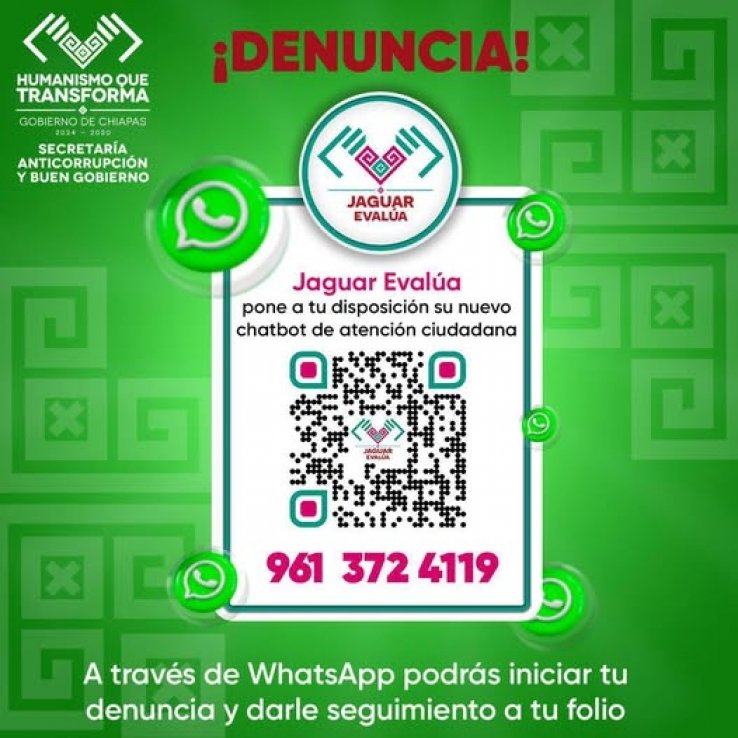 Nueva aplicaci&oacute;n &ldquo;Jaguar Eval&uacute;a&rdquo;, una herramienta moderna, &aacute;gil y totalmente accesible para presentar denuncias de forma directa, desde cualquier dispositivo m&oacute;vil